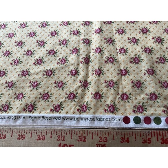 Penny Rose Fabrics C5676 "Juliette" by Penn Rose Studio Vtg Cotton Fabric - Picture 9 of 16